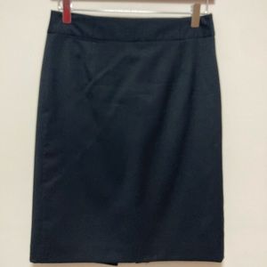 Navy Pinstripe Skirt J. Crew Size 2